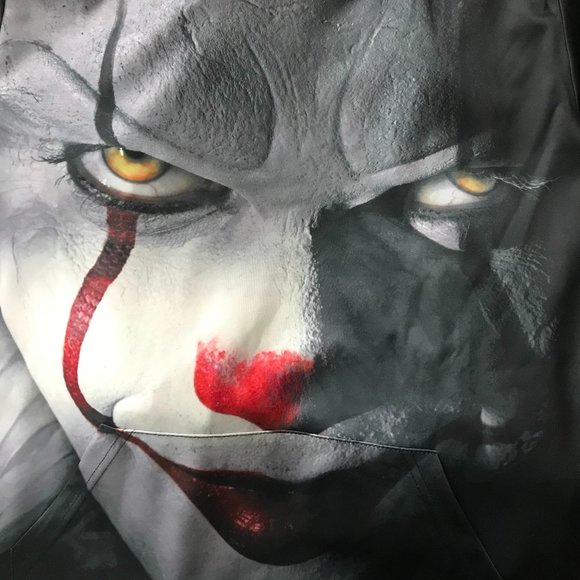 Pennywise Clown Unisex Graphic Hooded 3D Pullover - Picture 2 of 6
